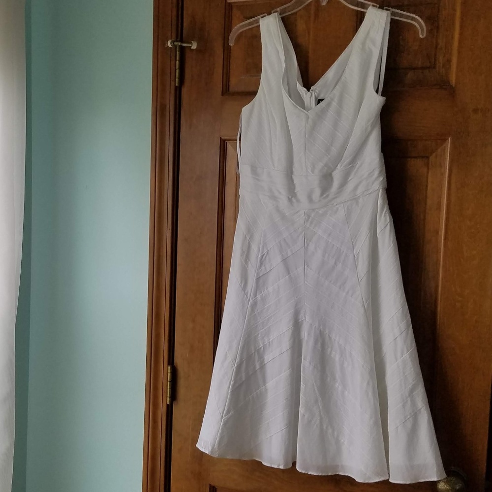 White House|Black Market White Eyelet Dress